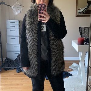 Ann Taylor Fur Coat